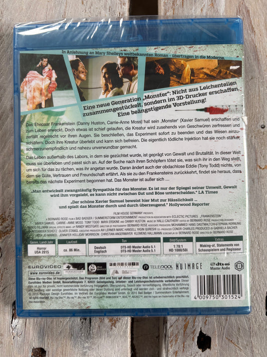 Frankenstein - Das Experiment [Blu-ray] FSK18 Neu und OVP