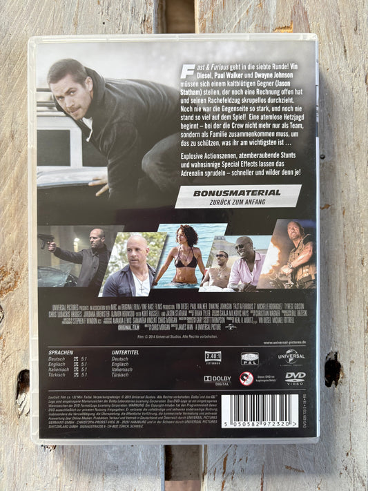 Fast & Furious 7 DVD
