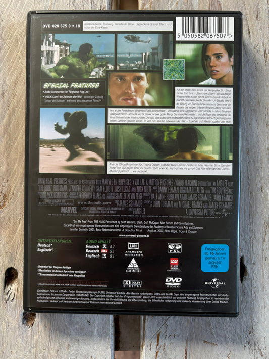 Hulk DVD