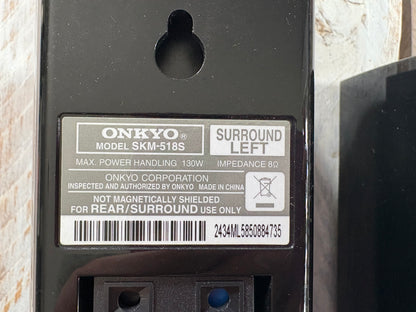 2x Onkyo Surround Lautsprecher SKM-518S