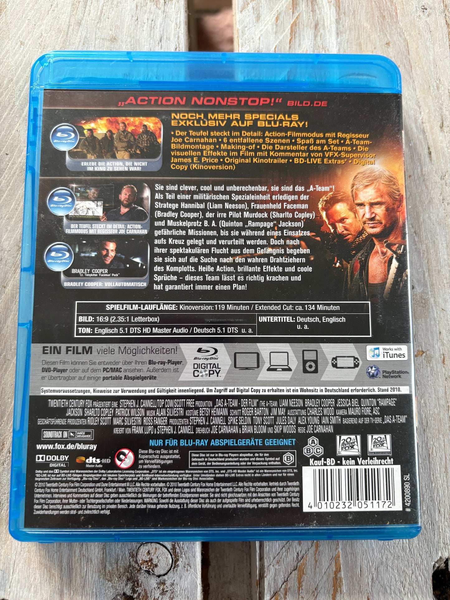 Das A-Team - Der Film - Extended Cut (+ Digital Copy Disc) [Blu-ray]