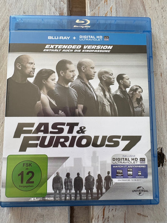 Fast & Furious 7 - Extended Version [Blu-ray]
