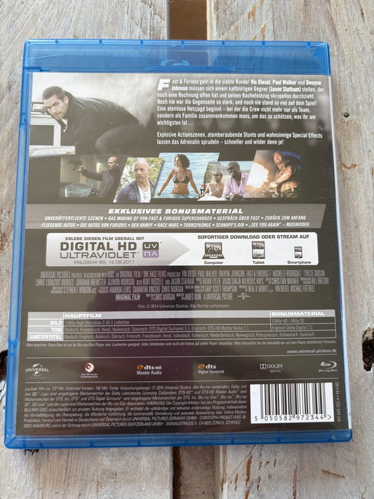 Fast & Furious 7 - Extended Version [Blu-ray]