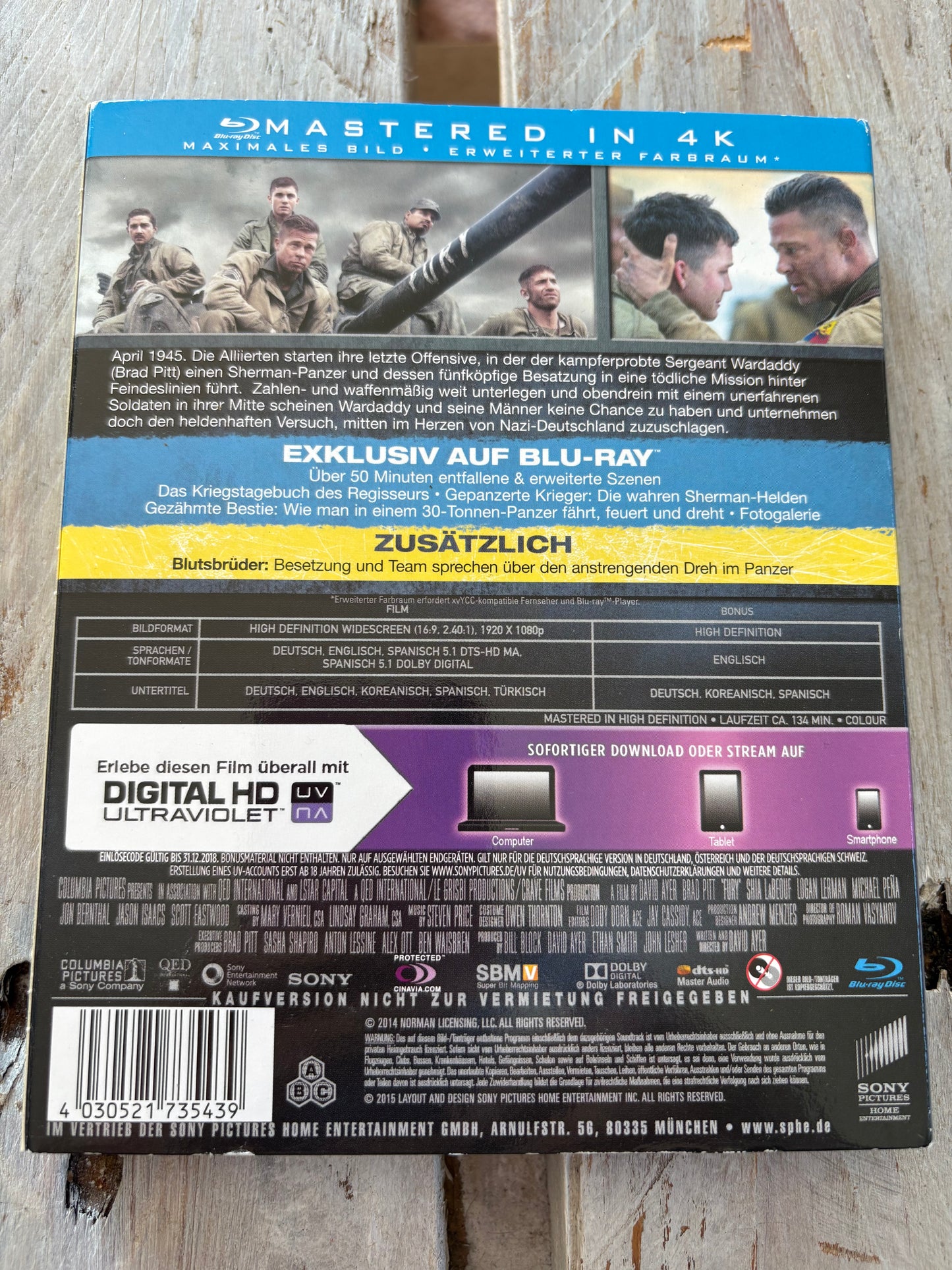 Herz aus Stahl (Blu-ray)
