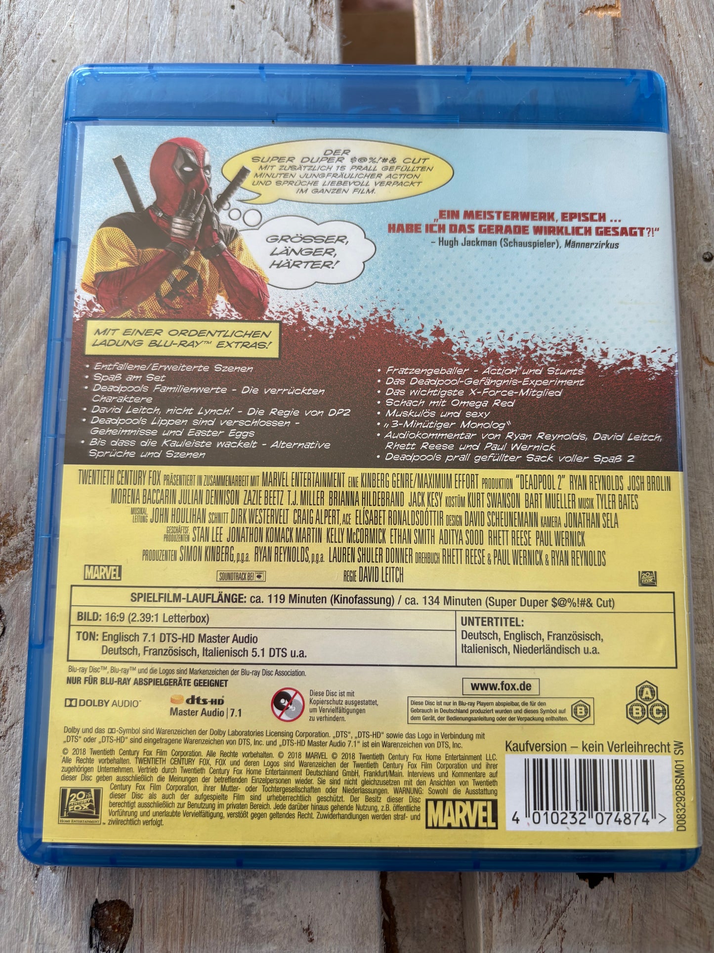 Deadpool 2 - Super Duper Cut [Blu-ray]