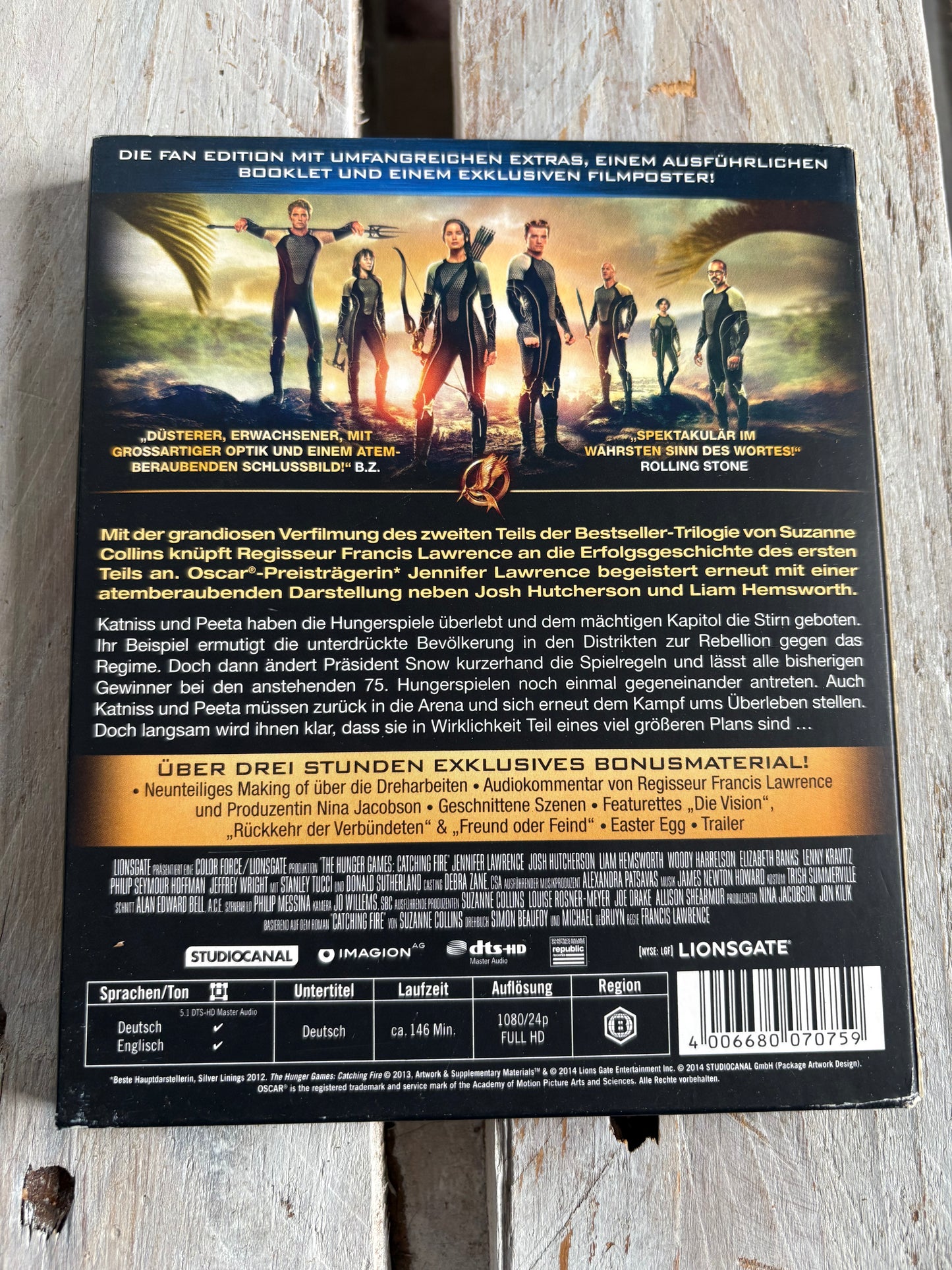 Die Tribute von Panem - Catching Fire - Fan Edition [Blu-ray]