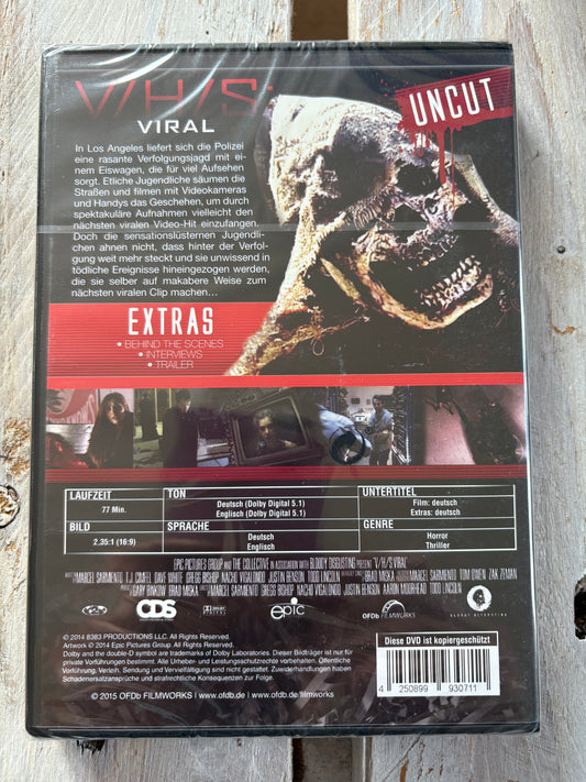 V/H/S - Viral - Uncut [Limited Collector's Edition] FSK18 Neu & OVP