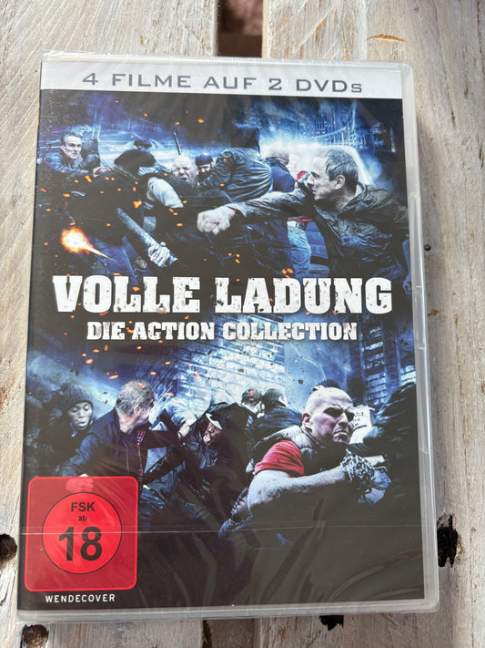 Volle Ladung - Die Action Collection [4 Filme - 2 DVDs] FSK18 Neu & OVP