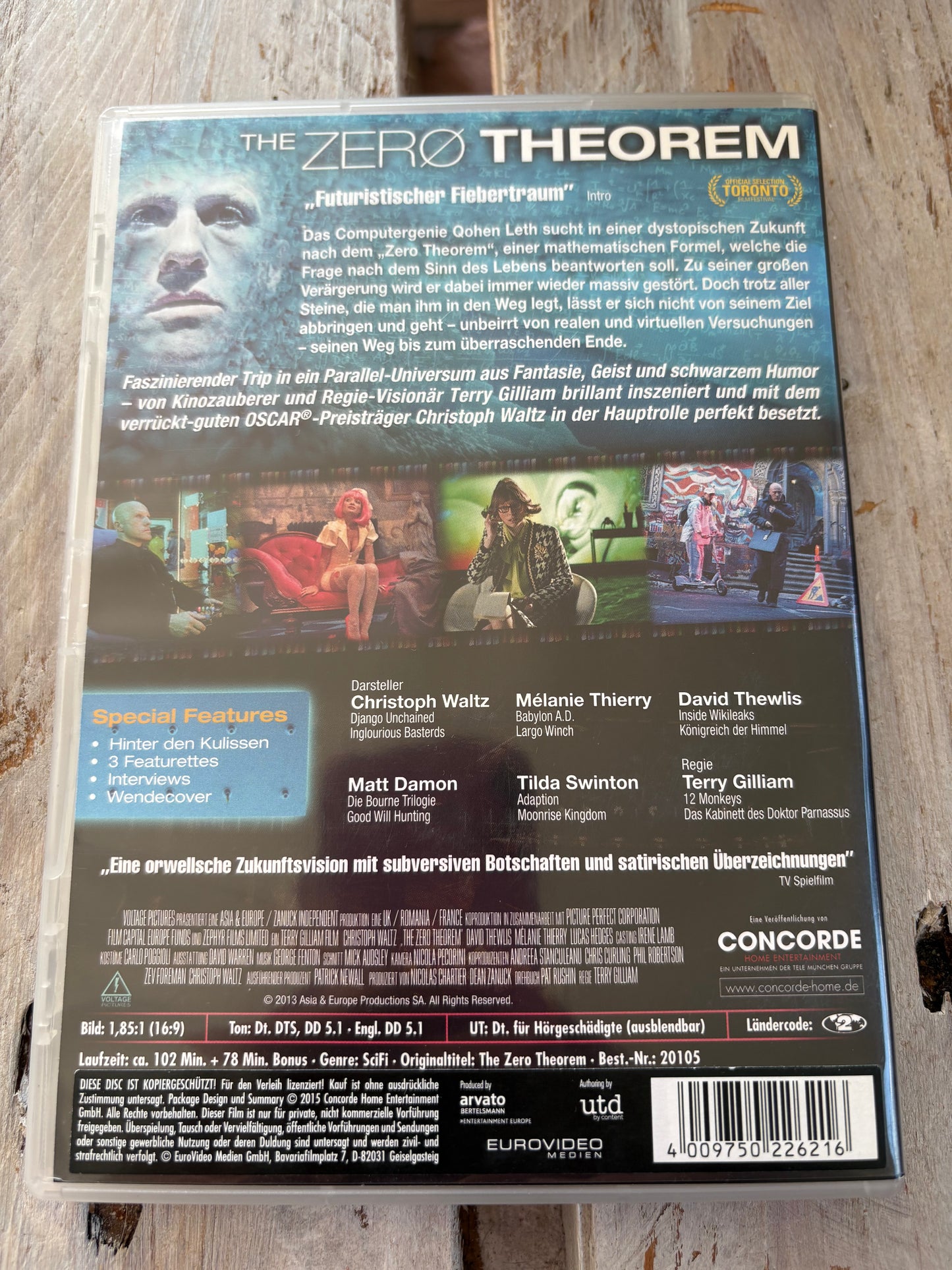 The Zero Theorem - Das Leben passiert jedem DVD
