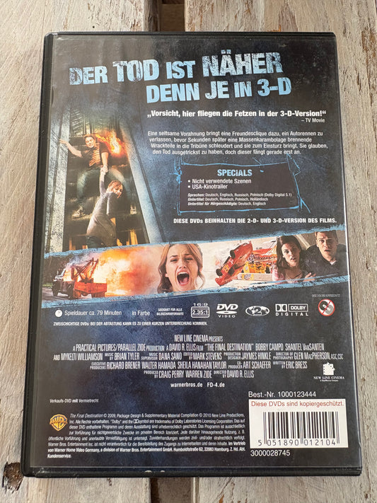Final Destination 4 (2 Disks, inkl. 3D-Version des Films + zwei 3-D Brillen) FSK18