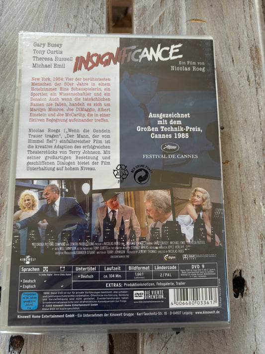 Insignificance - Die verflixte Nacht Neu & OVP