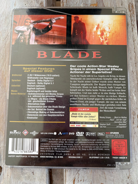 BLADE - Deluxe Widescreen Edition - Erstauflage im Jewelcase FSK18