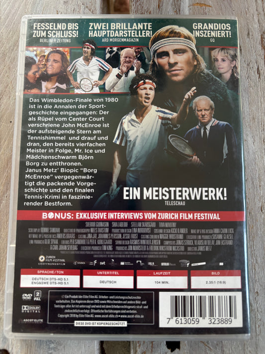 Borg McEnroe: Duell zweier Gladiatoren