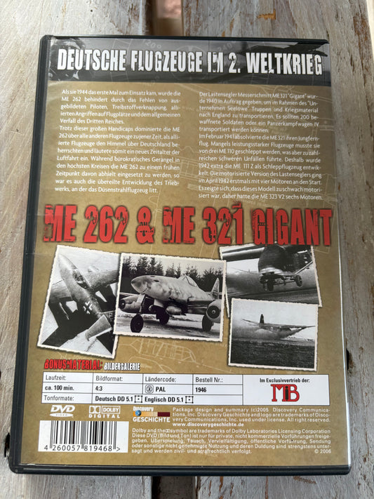 ME 262/ME 321 Gigant - Deutsche Flugzeuge im 2. Weltkrieg [2 DVDs]