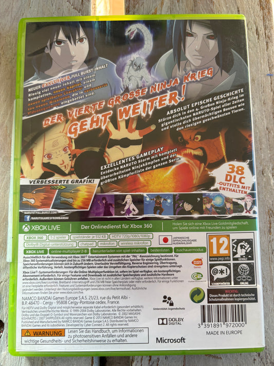 Naruto Shippuden - Ultimate Ninja Storm 3: Full Burst (Day 1 Edition) - XBox 360