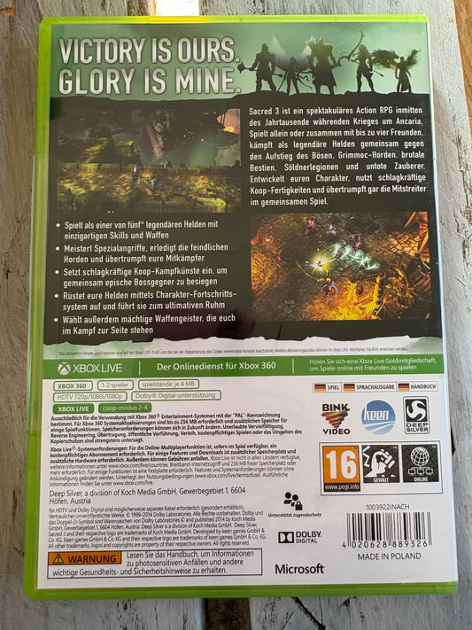 Sacred 3 - First Edition - Xbox 360