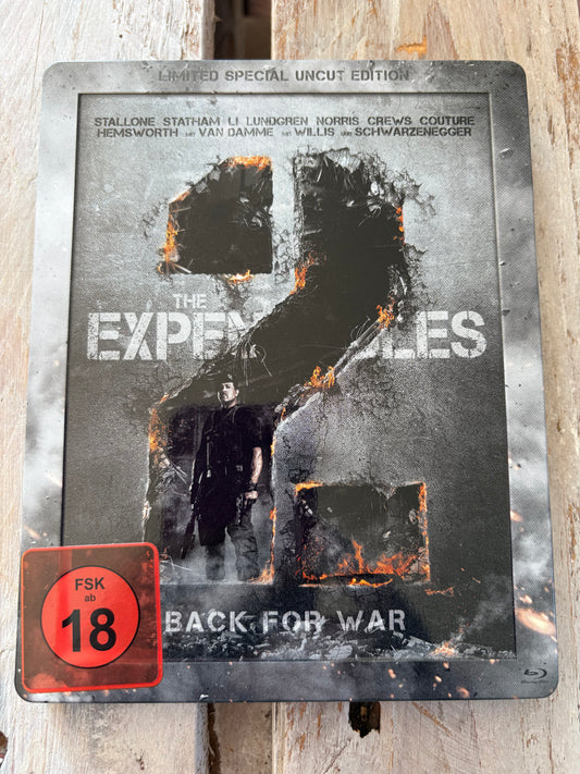 The Expendables 2 - Back for War (Limited Special Uncut Edition) (Steelbook) [Blu-ray] FSK18
