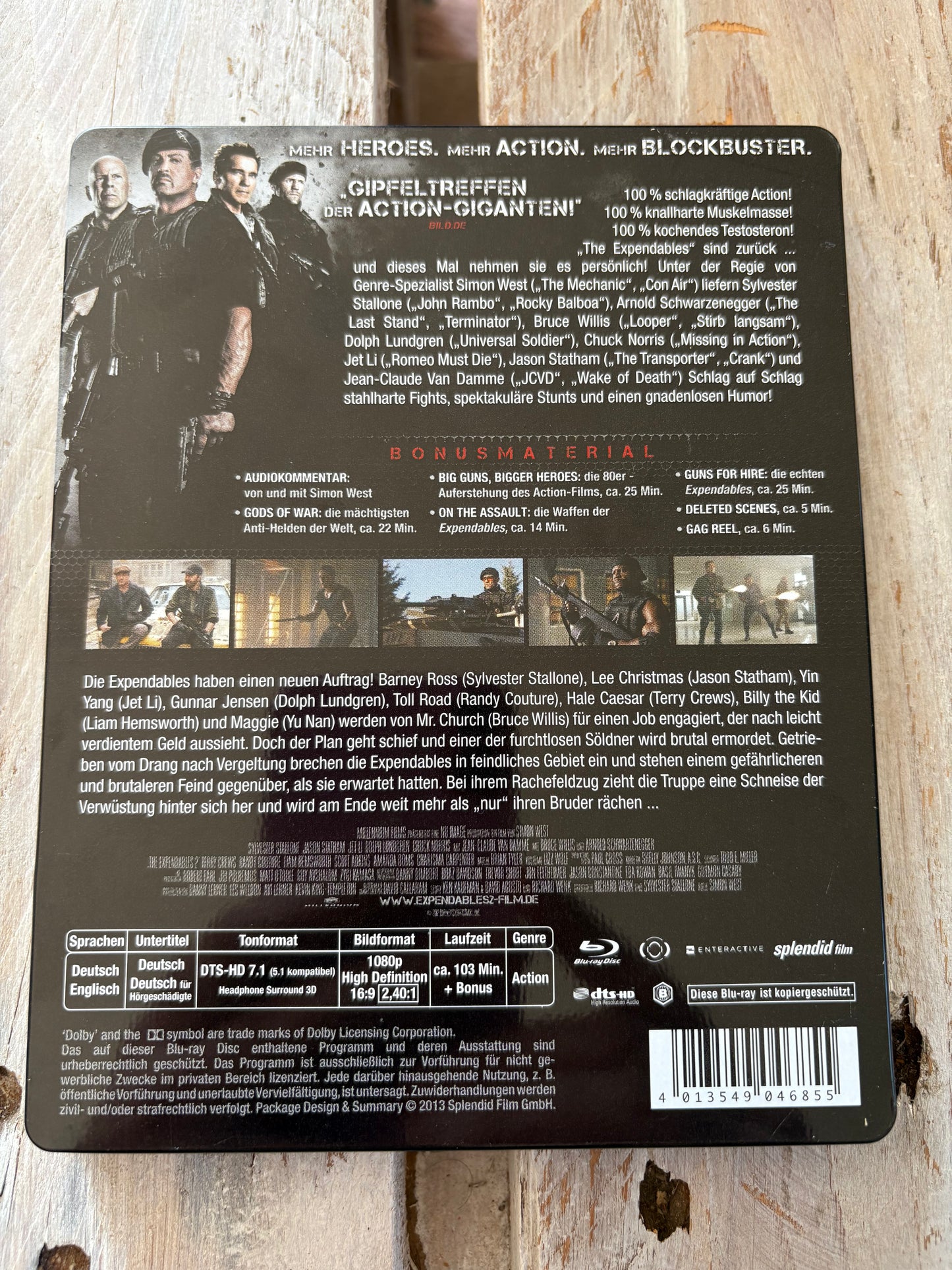The Expendables 2 - Back for War (Limited Special Uncut Edition) (Steelbook) [Blu-ray] FSK18