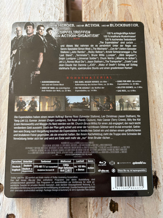 The Expendables 2 - Back for War (Limited Special Uncut Edition) (Steelbook) [Blu-ray] FSK18