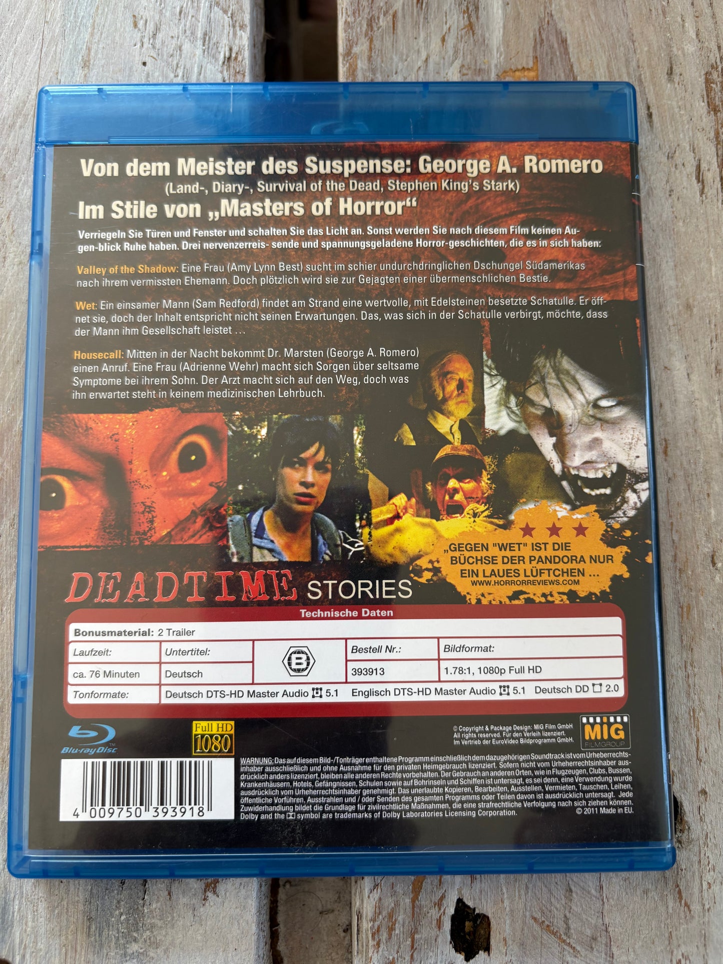 George A. Romero presents Deadtime Stories Volume I [Blu-ray]