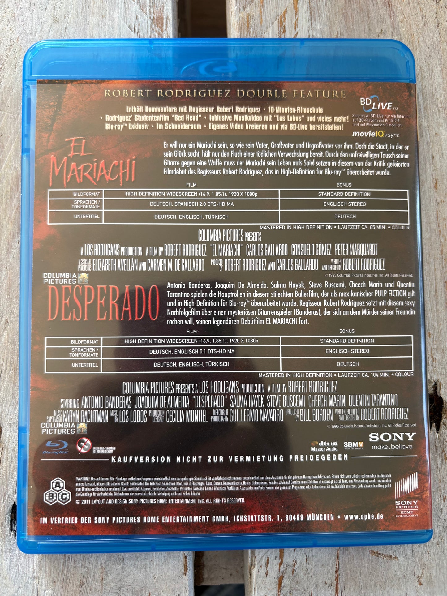 Desperado & El Mariachi [Blu-ray] FSK18