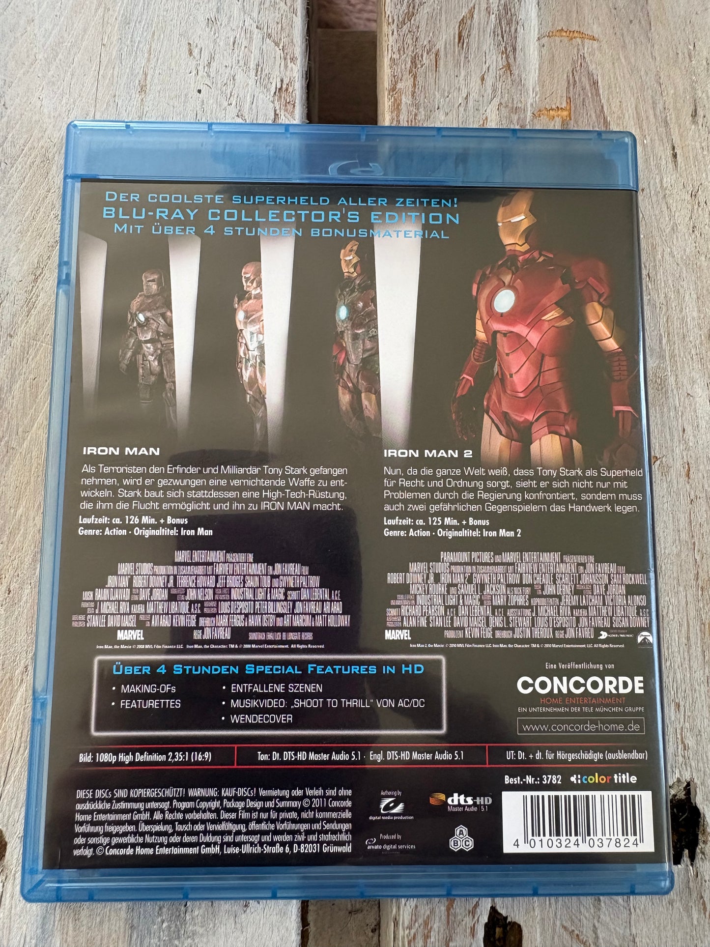 Iron Man 1+2 [Blu-ray] [Collector's Edition]