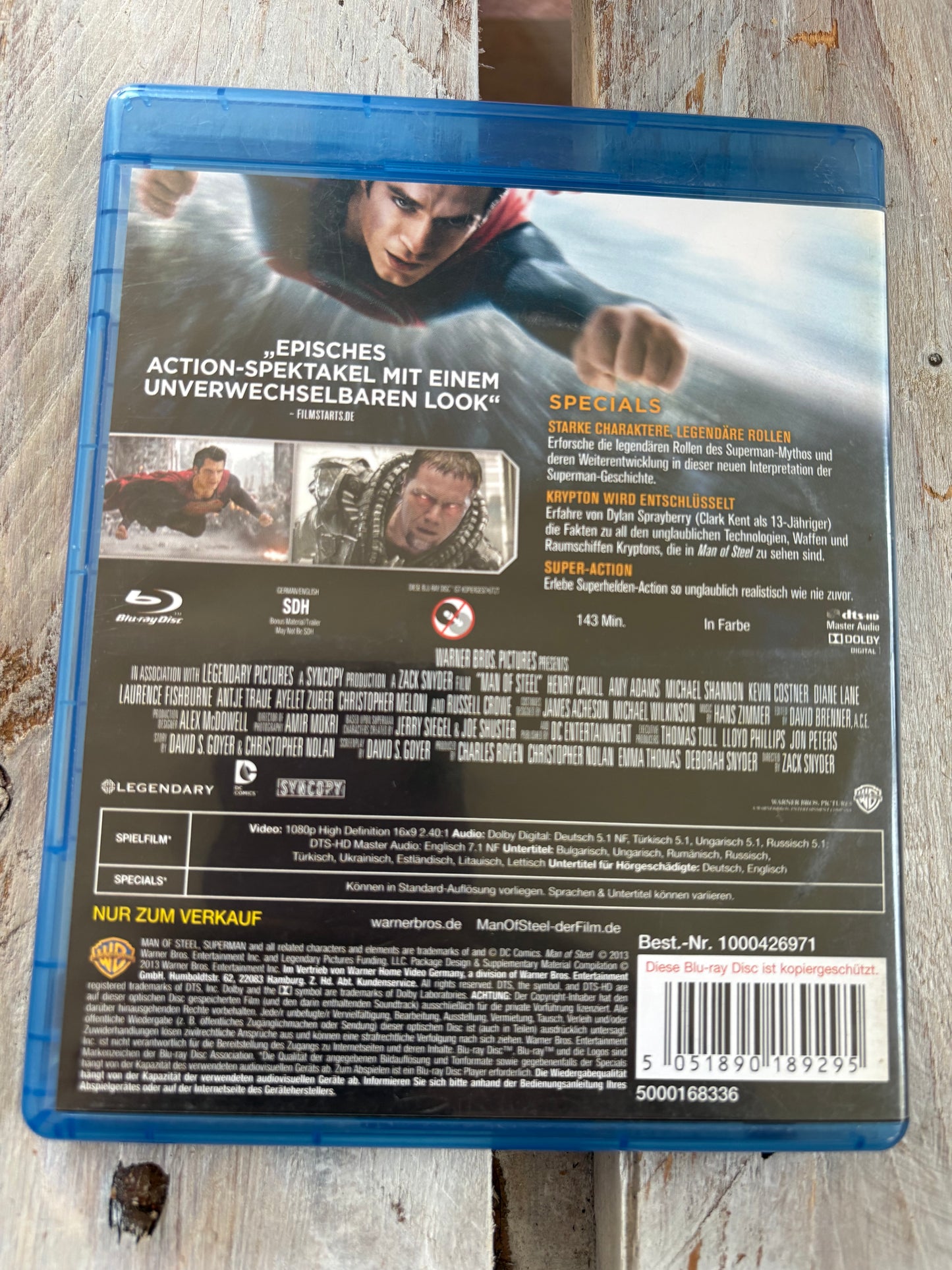 Man of Steel [Blu-ray]