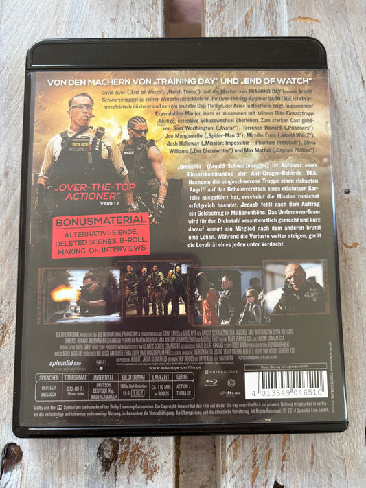 Sabotage - Uncut [Blu-ray] FSK18