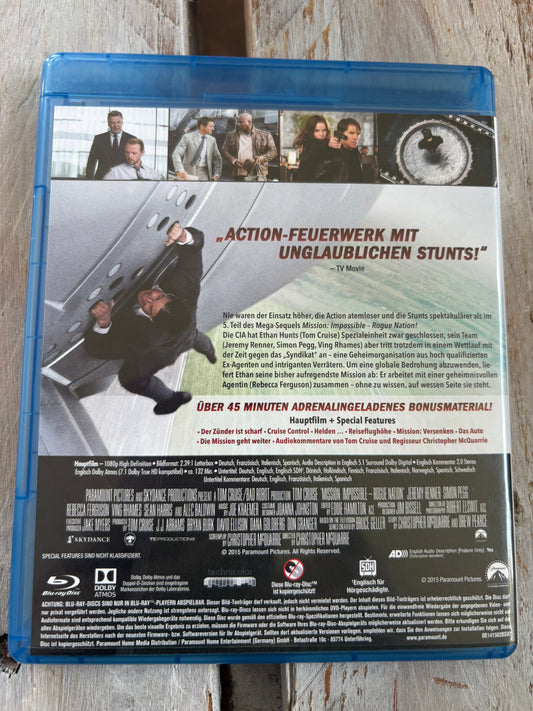Mission Impossible: Rogue Nation [Blu-ray]