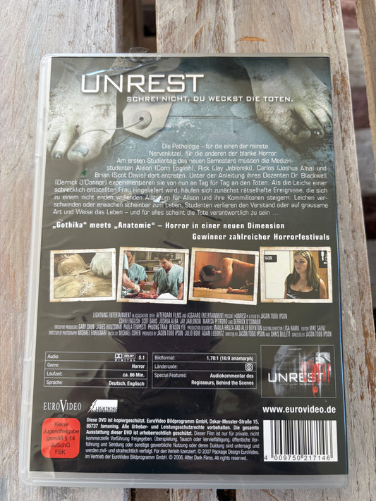 Unrest - Schrei nicht, du weckst die Toten [Hologram Cover] FSK18
