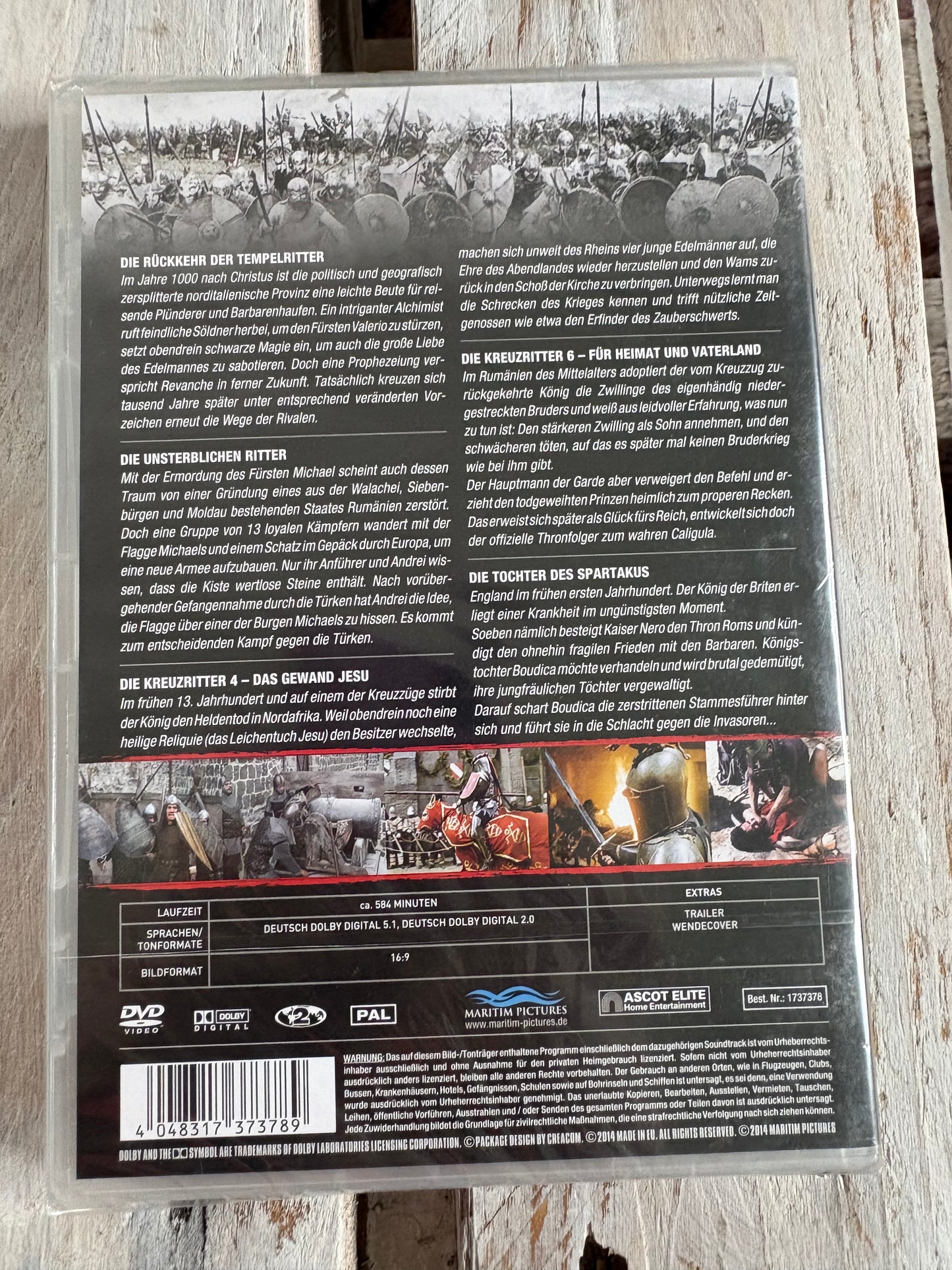 Ritter der Antike [2 DVDs - 5 Filme] Neu & OVP