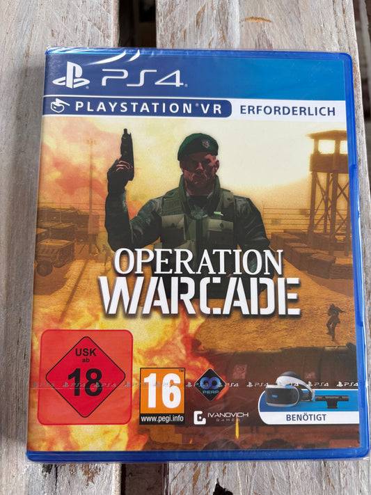 Operation Warcade PS-4 VR FSK18 Neu & OVP