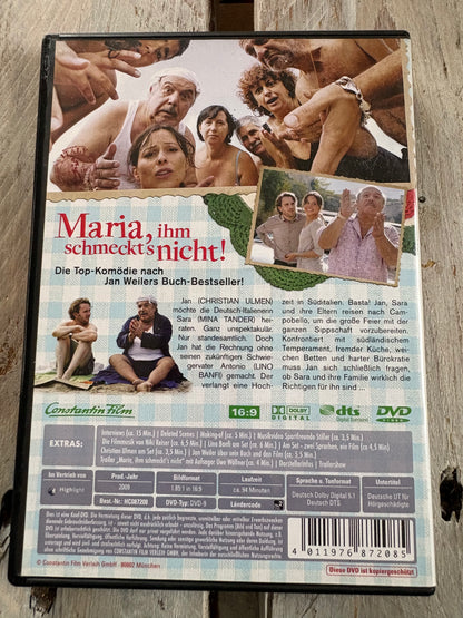 Maria, ihm schmeckt's nicht!