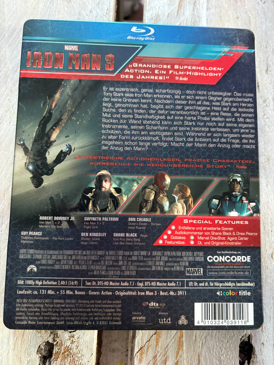 Iron Man 3 - Steelbook [Blu-ray] [Limited Edition]